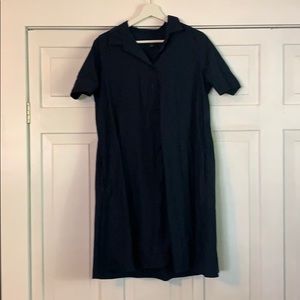 JCrew Navy shirt dress maternity